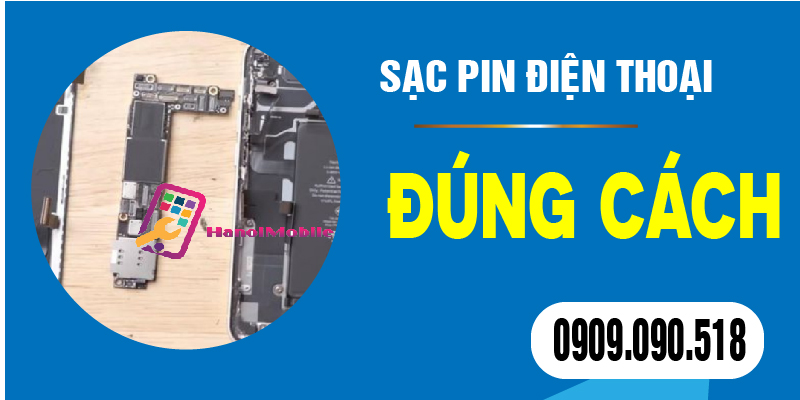 Hình 2: Sạc pin điện thoại đúng cách là góp phần bảo vệ điện thoại của bạn